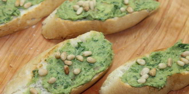 Рецепт брускетты с авокадо