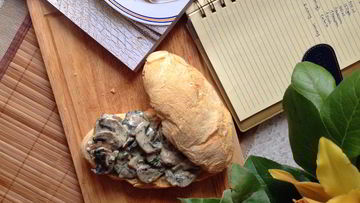 Рецепт Брускетты с грибами