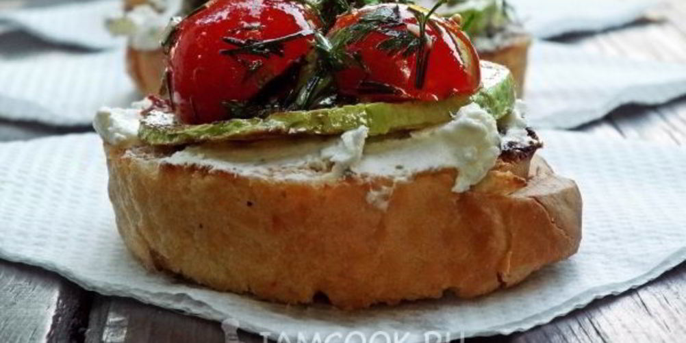 Как приготовить брускетту с кабачками-гриль