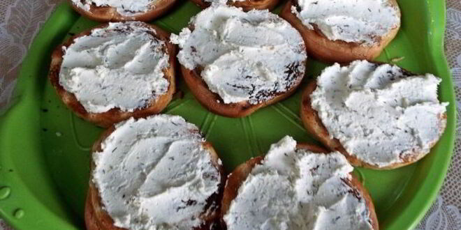 Рецепт брускетты с кабачками-гриль