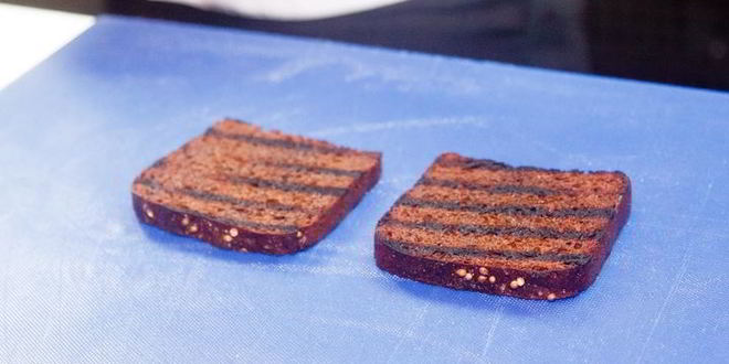 Рецепт брускетты с красной рыбой и капустой