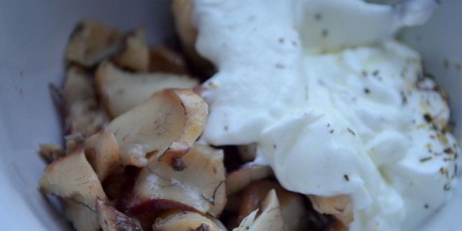 Рецепт брускетты с рыбой и томатами черри