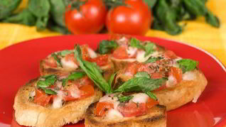 Рецепт Брускетты с сыром