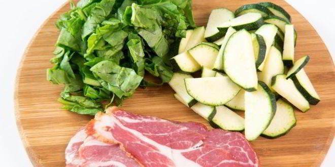 Рецепт брускетты с ветчиной