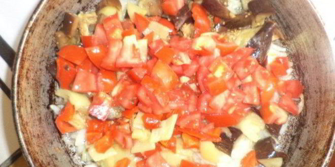 Рецепт брускетты с запеченными овощами