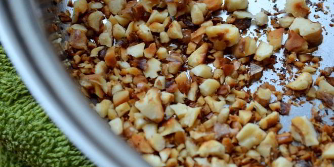 Рецепт брускетты со свеклой, мягким сыром и грецким орехом