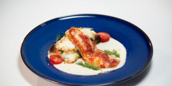 Рецепт филе морского языка с брускеттой