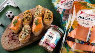 Рецепт Трио из брускетт