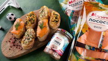 Рецепт Трио из брускетт