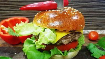 Рецепт Брутального бургера с говядиной