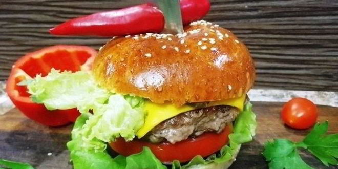 Рецепт брутального бургера с говядиной