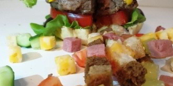 Рецепт брутального бургера с говядиной