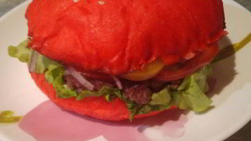 Рецепт Бургера бык с говядиной и сальсой