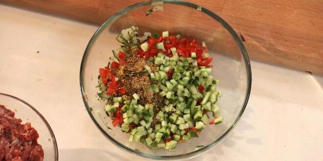 Рецепт бургера из говядины с картофелем пай