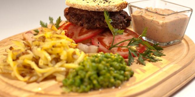 Рецепт бургера из говядины с картофелем пай