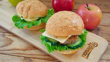 Рецепт Бургера Овощные прятки