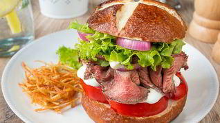 Рецепт Бургера с ростбифом