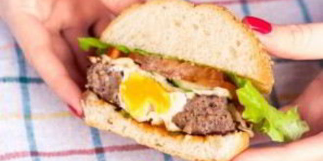 Рецепт бургера с яйцом