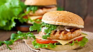 Рецепт Бургеров с куриной грудкой