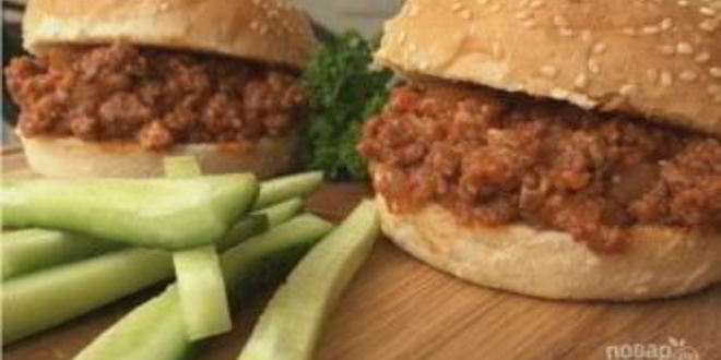 Рецепт гамбургера неряха джо