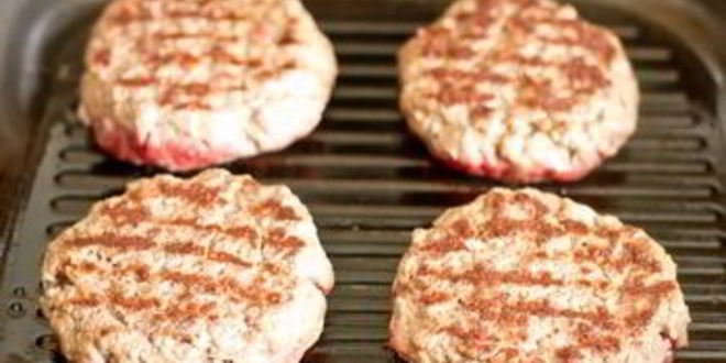 Рецепт гамбургеров с плавленным сулугуни и хрустящим луком