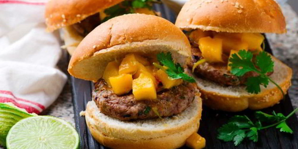 Как приготовить карри бургер с манго