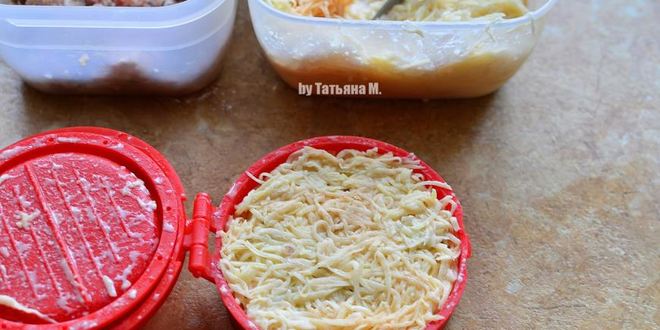 Рецепт картофельных бургеров с мясной начинкой