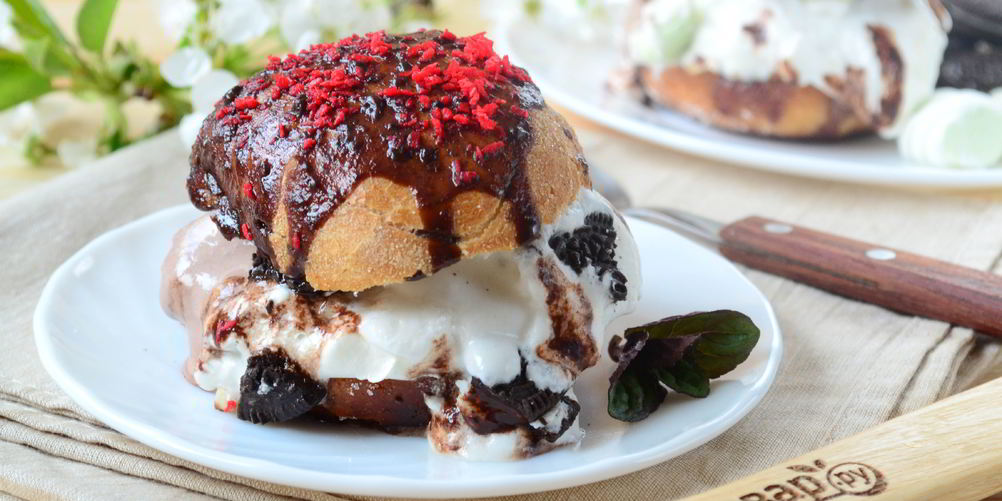 Как приготовить королевский бургер с мороженым