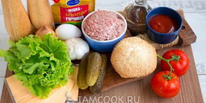 Рецепт крабсбургера