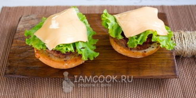 Рецепт крабсбургера