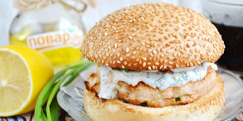 Как приготовить куриный бургер тандури