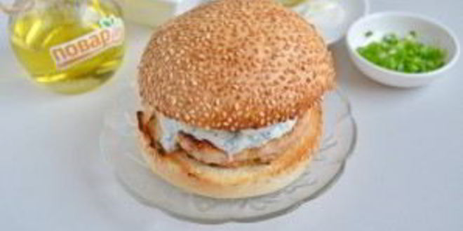 Рецепт куриного бургера тандури