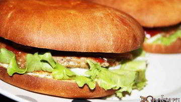 Рецепт Сочных домашних бургеров