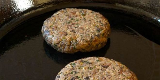 Рецепт вегетарианских бургеров с грибами