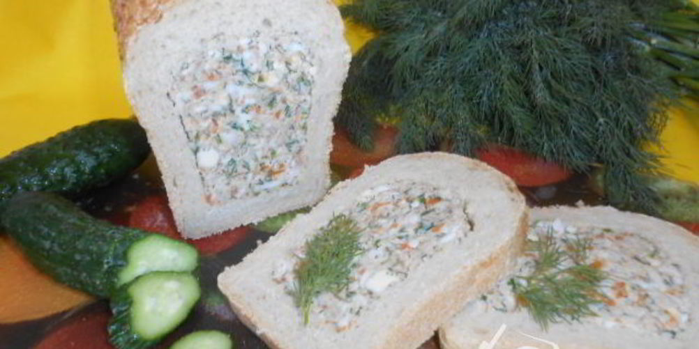 Как приготовить большой походный бутерброд