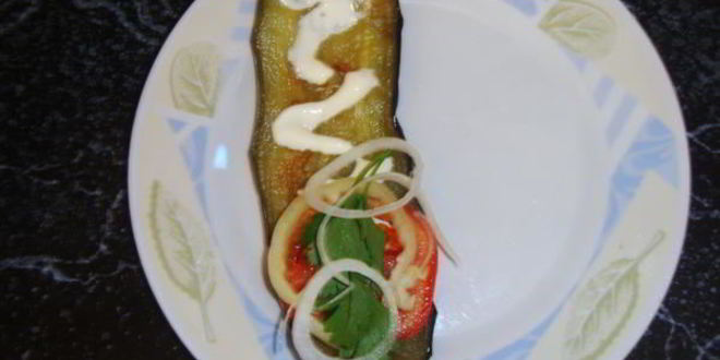 Рецепт бутерброда из баклажана