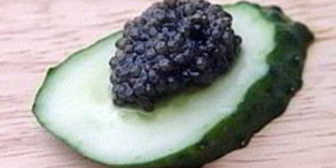 Рецепт бутерброда с черной икрой