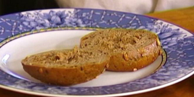 Рецепт бутерброда с ветчиной, сыром и грушей