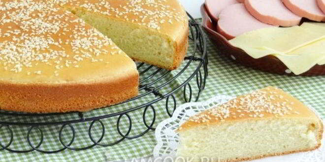 Рецепт бутербродной лепешки с кунжутом