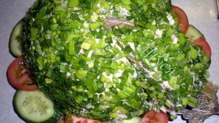 Рецепт Бутербродного торта с сельдью