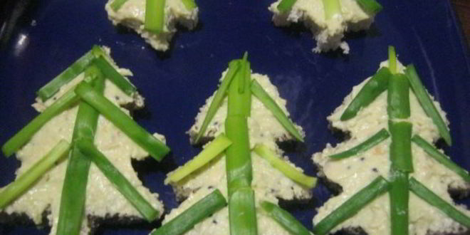 Рецепт бутербродов новогодняя елочка