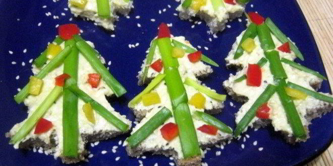 Рецепт бутербродов новогодняя елочка