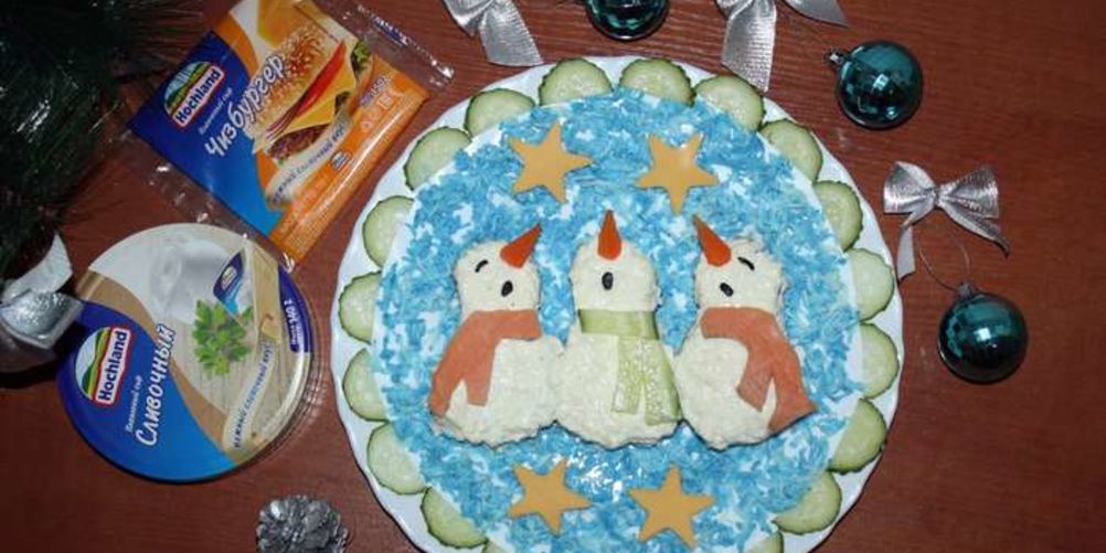 Как приготовить бутерброды поющие снеговики в шарфиках
