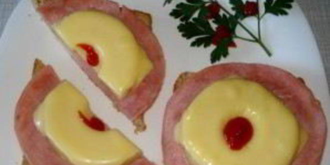 Рецепт бутербродов с ананасом