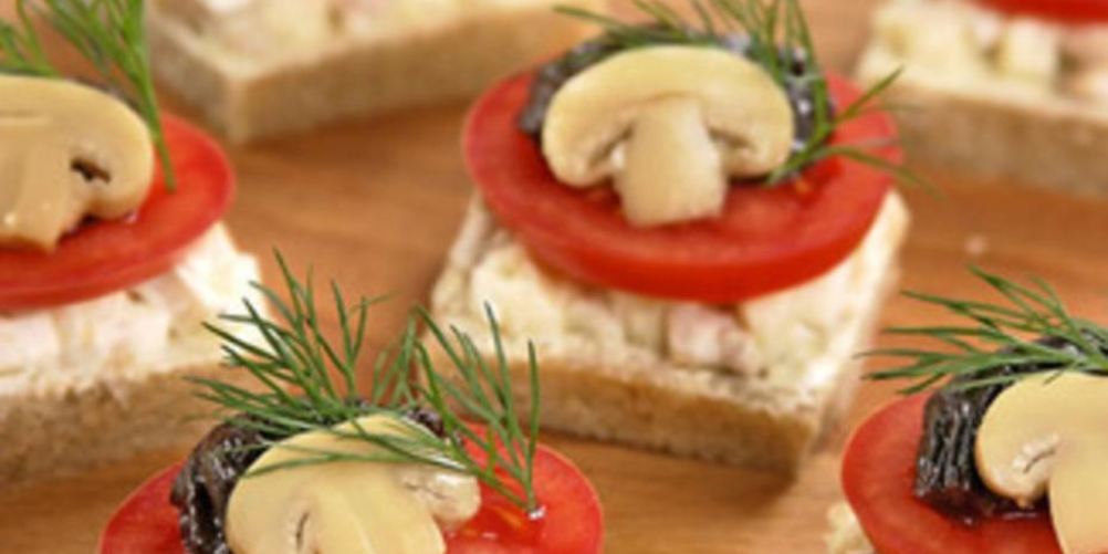 Как приготовить бутерброды с грибами
