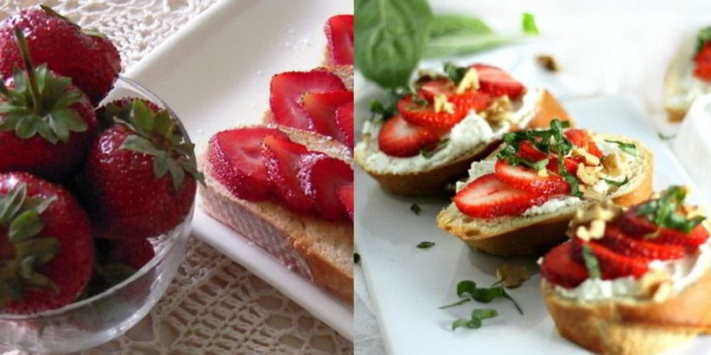 Как приготовить бутерброды с клубникой