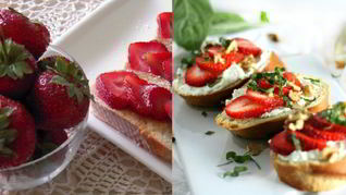 Рецепт Бутербродов с клубникой