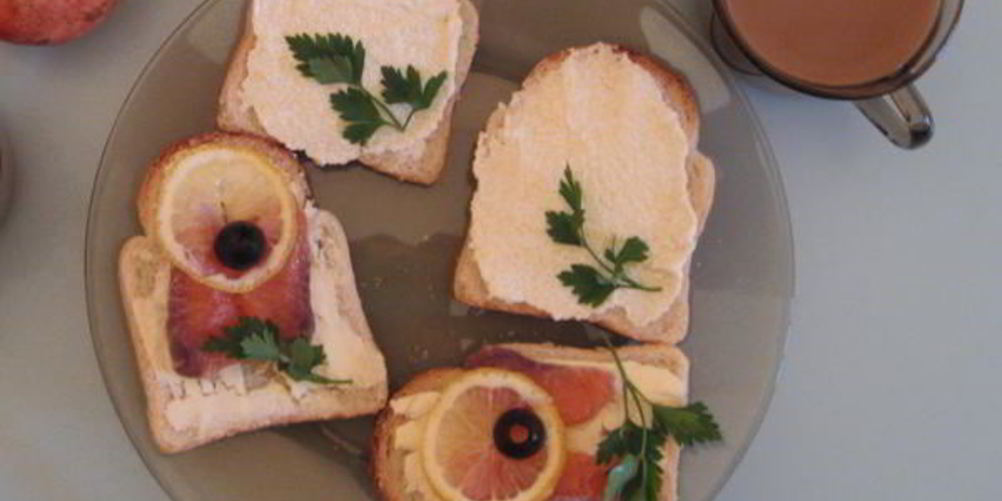 Как приготовить бутерброды с семгой