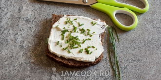 Рецепт бутербродов с зеленым луком