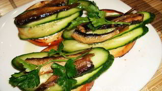 Рецепт Бутербродов со шпротами